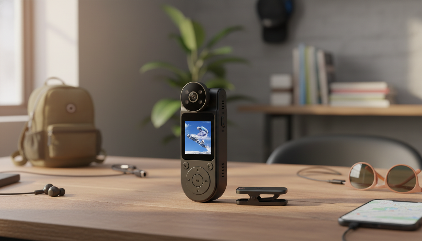 4K WiFi Body Camera: Night Vision & Magnetic Clip