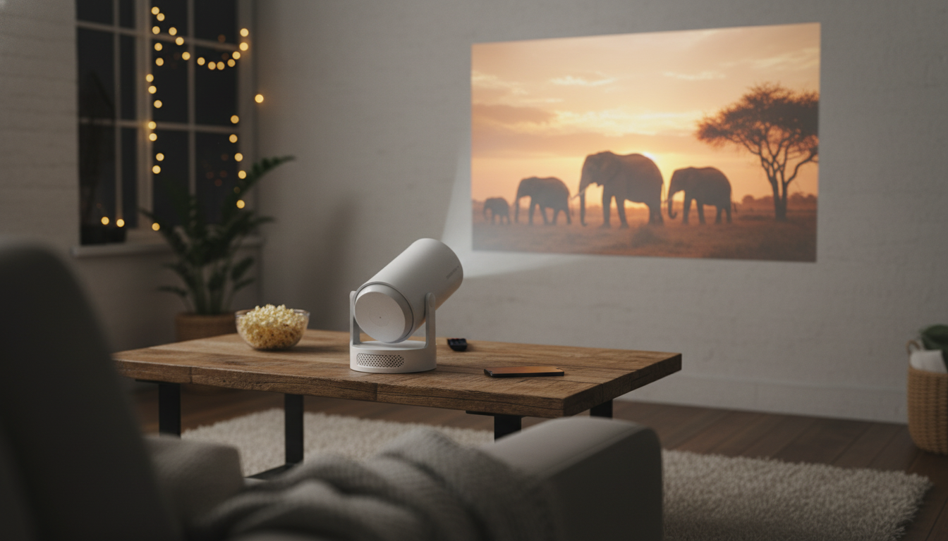 Mini 4K Android Projector: Wi‑Fi, BT 5.4, 290 ANSI