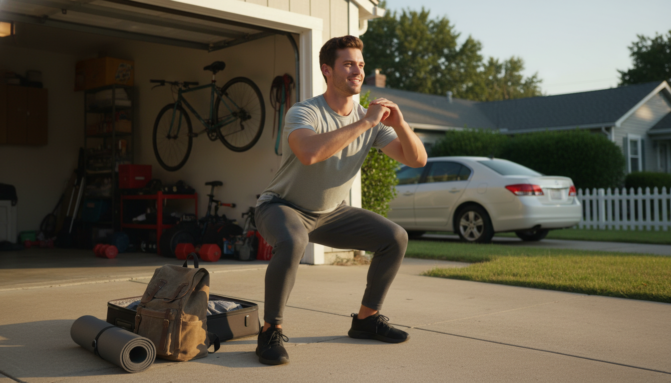 Full-Body Travel Workout Plan: Bodyweight Only