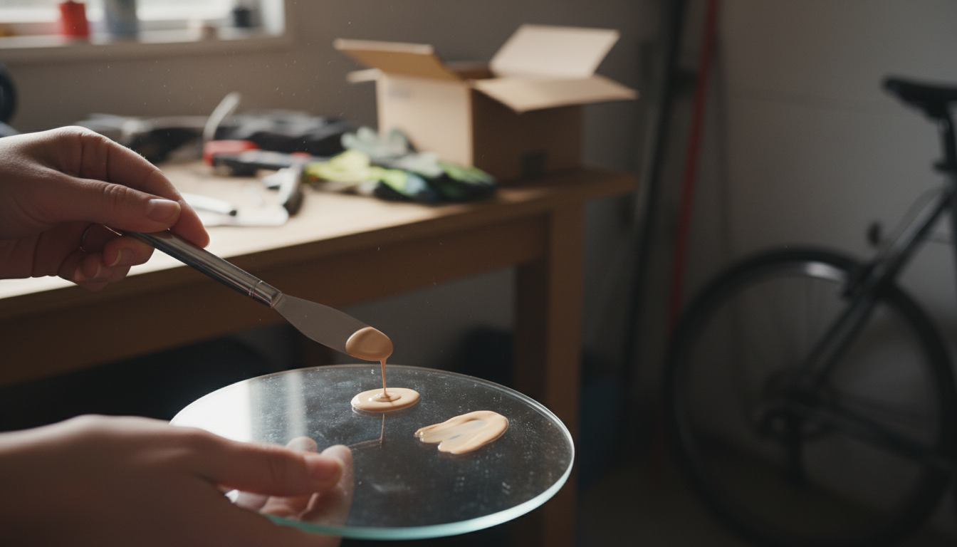 Blend Foundation Shades with a Spatula & Mixing Palette