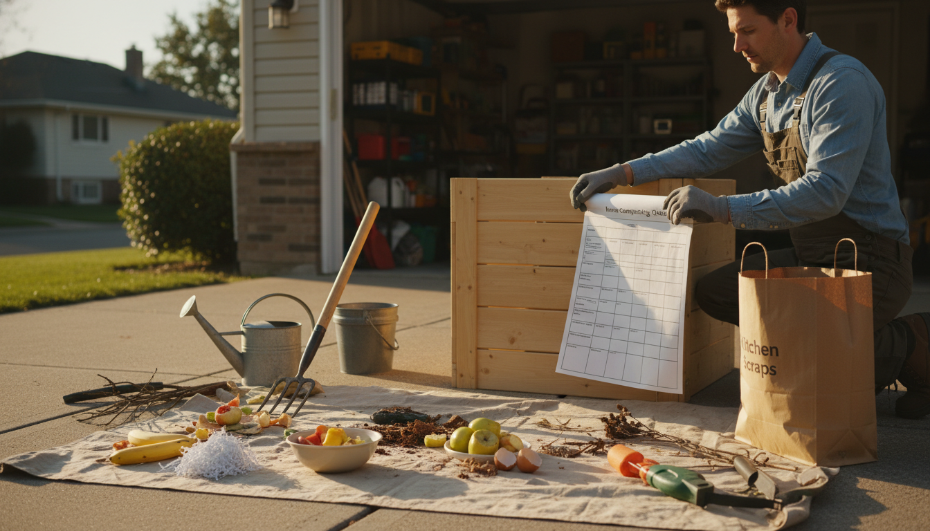 Kitchen Waste Composting: Printable Home PDF Checklist
