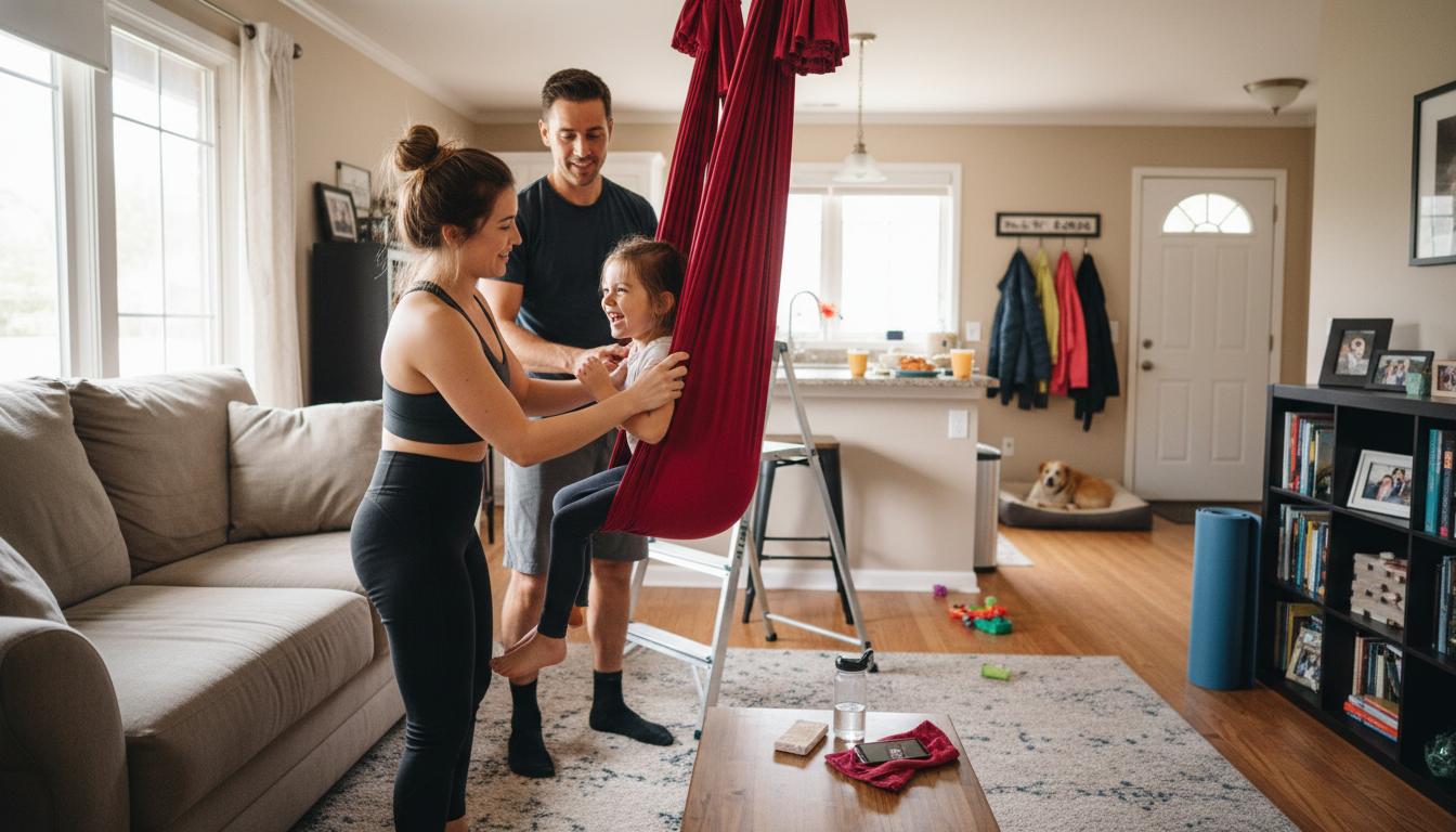 Aerial Hammock Class: What It Is, What to Expect