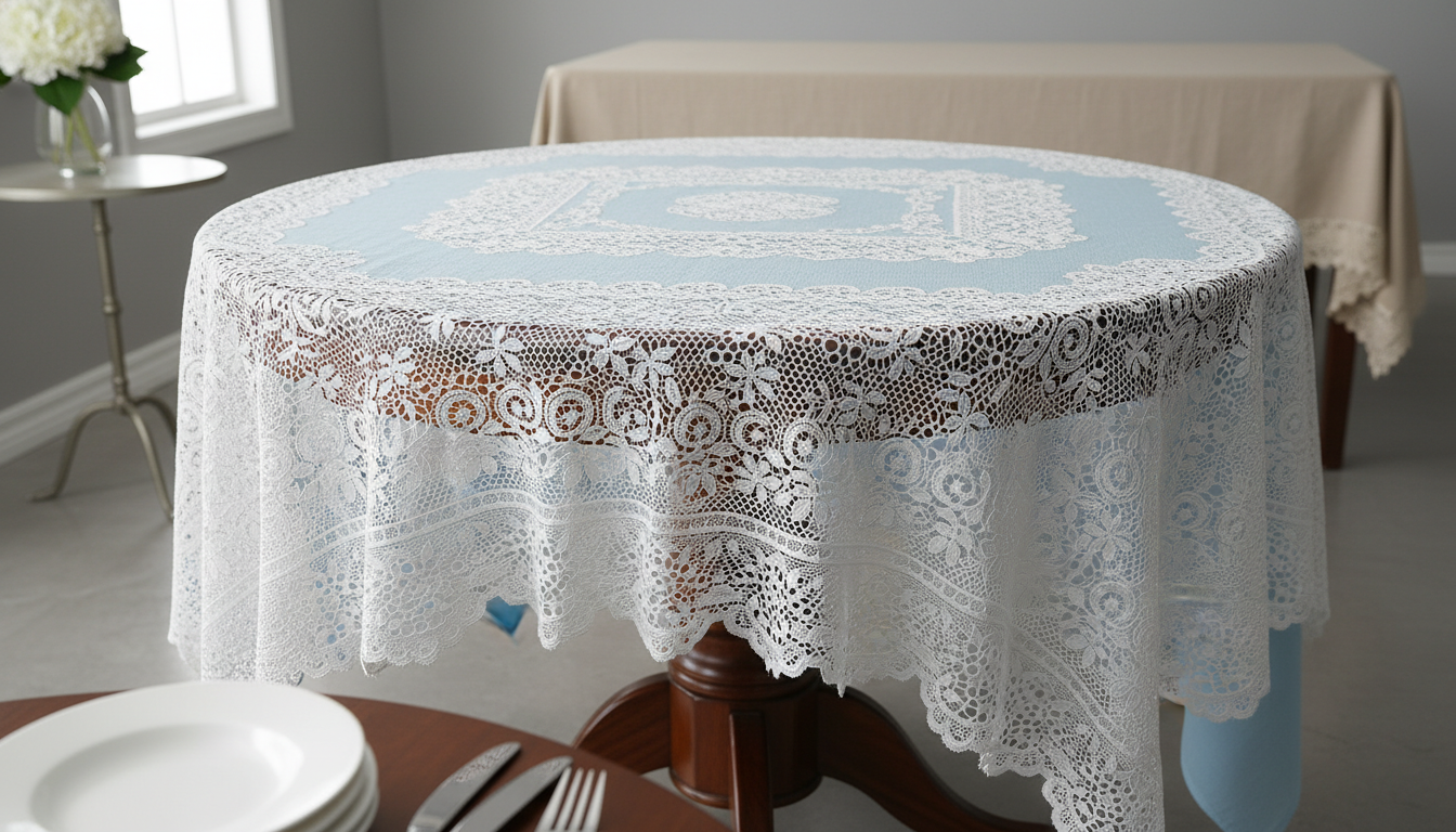 Best Table Shapes for Cutwork Tablecloths: Fit & Drape