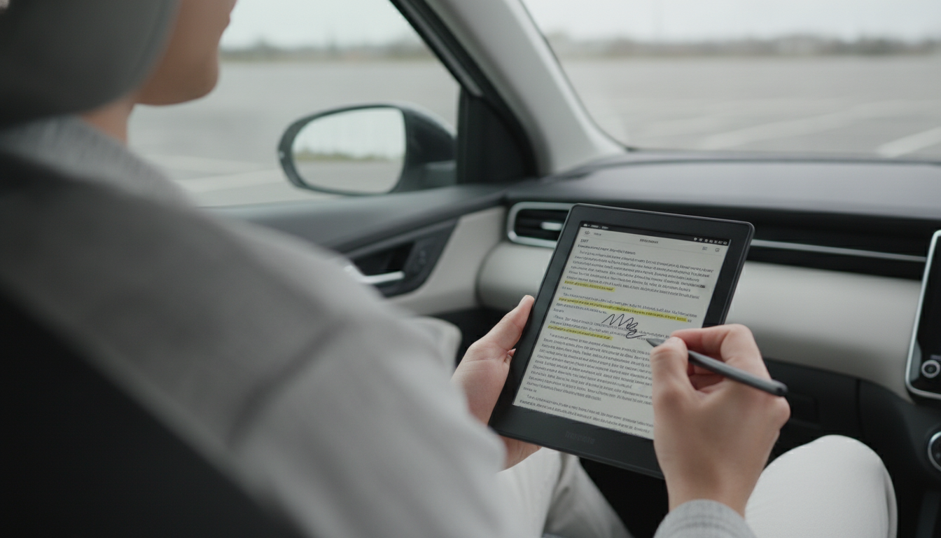 Taking Notes on an E-Reader: Highlights, PDFs & Stylus