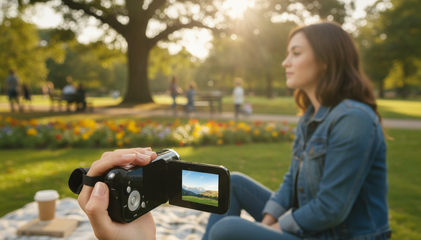 16MP 1080P Camcorder with 16X Zoom for Daily Videos