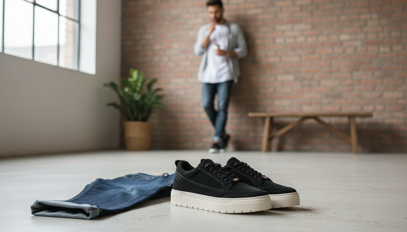 Antony Morato Men’s Black Leather Tennis Shoes Review