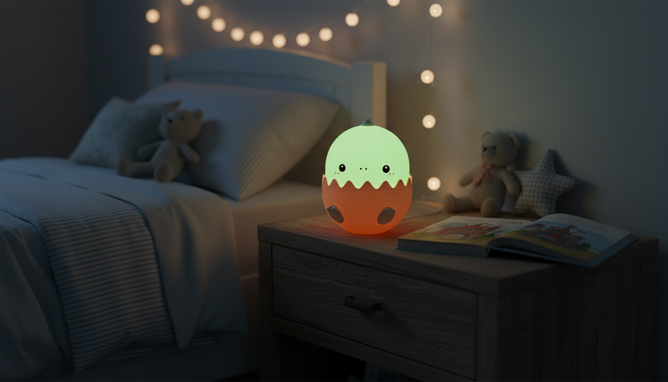 Baby Dragon Rechargeable Night Light: Cozy Glow for Kids