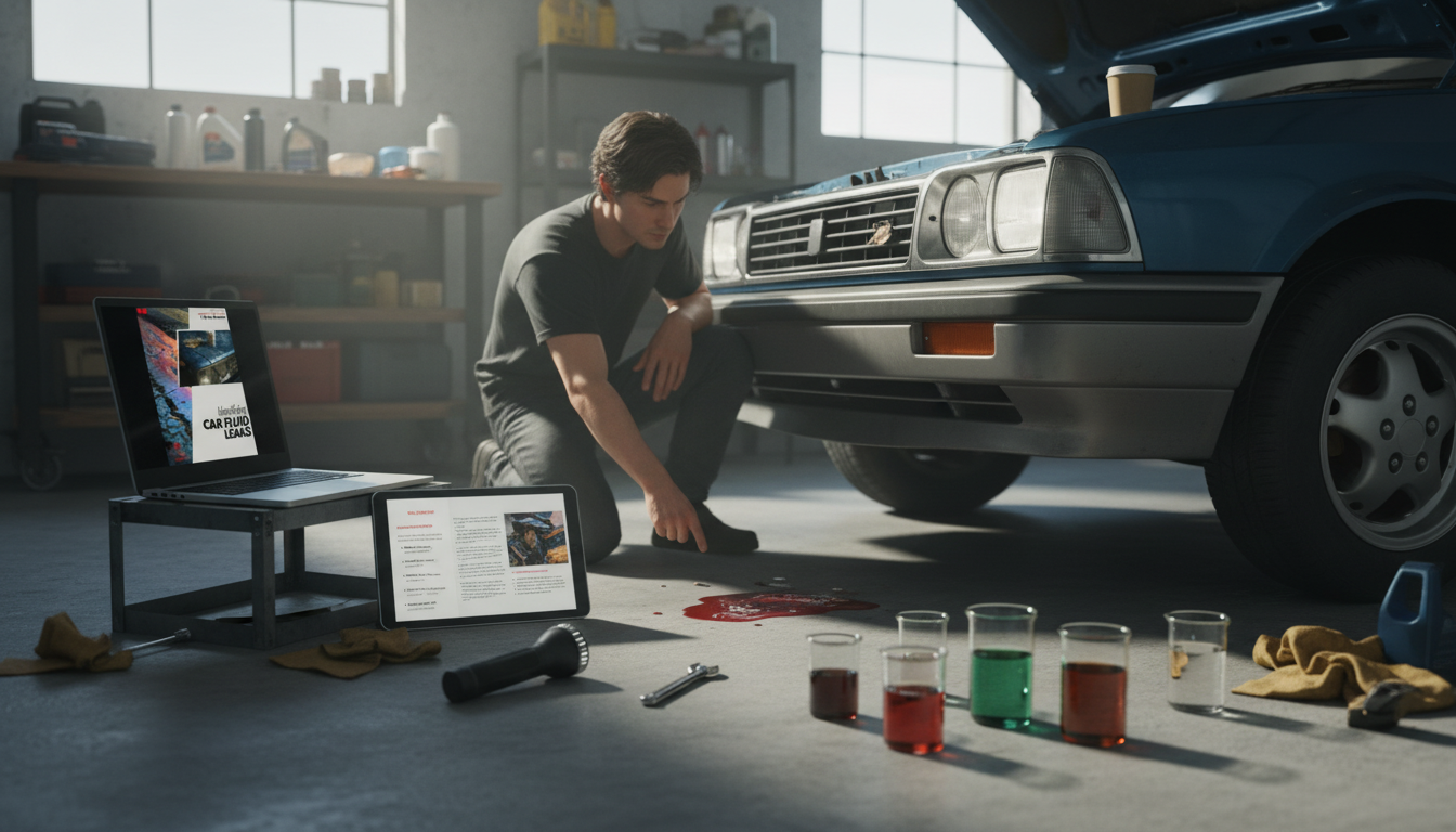 Car Fluid Leak Colors: Identify, Trace, Fix Fast