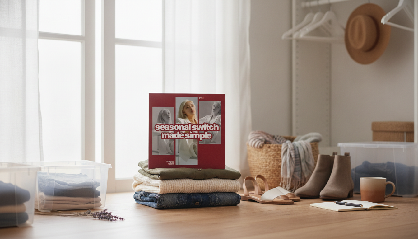 Seasonal Capsule Swap Checklist for a Calm Closet