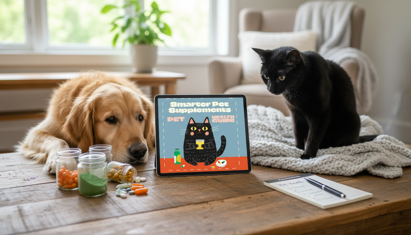 Smarter Pet Supplements: Checklist for Dogs & Cats