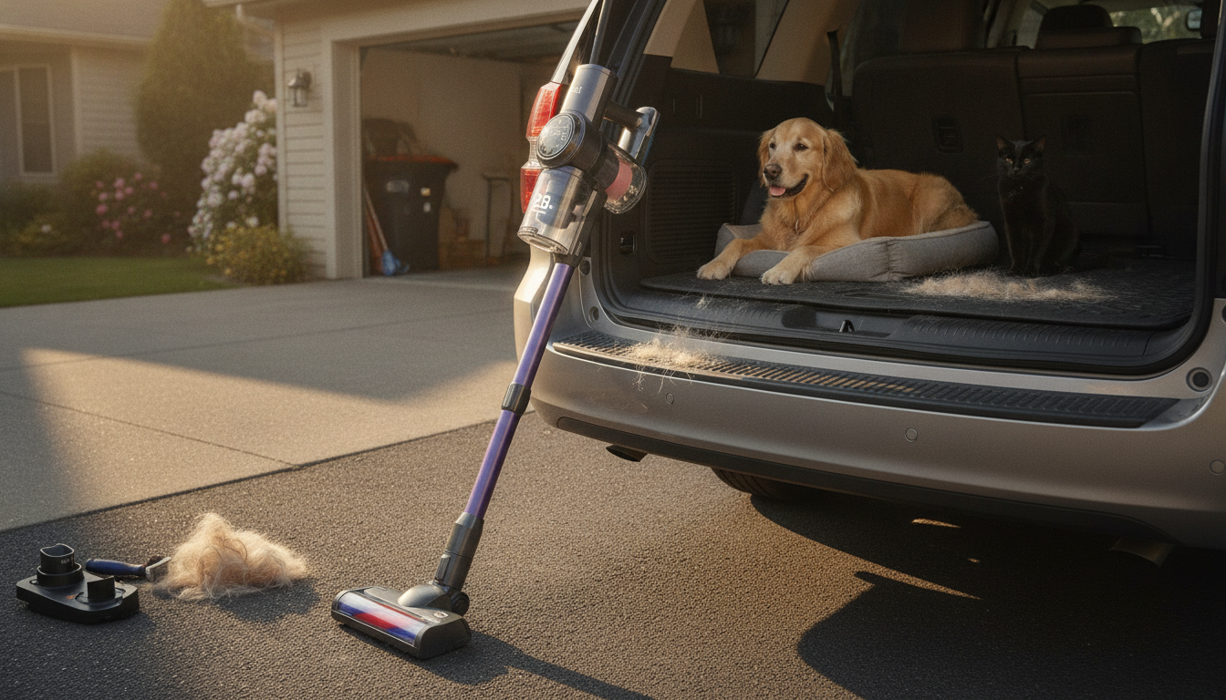 2500mAh Cordless Vacuum Runtime for Pet Hair