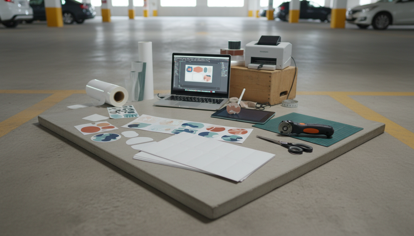 How to Create a Sticker Label: Size, Design, Material