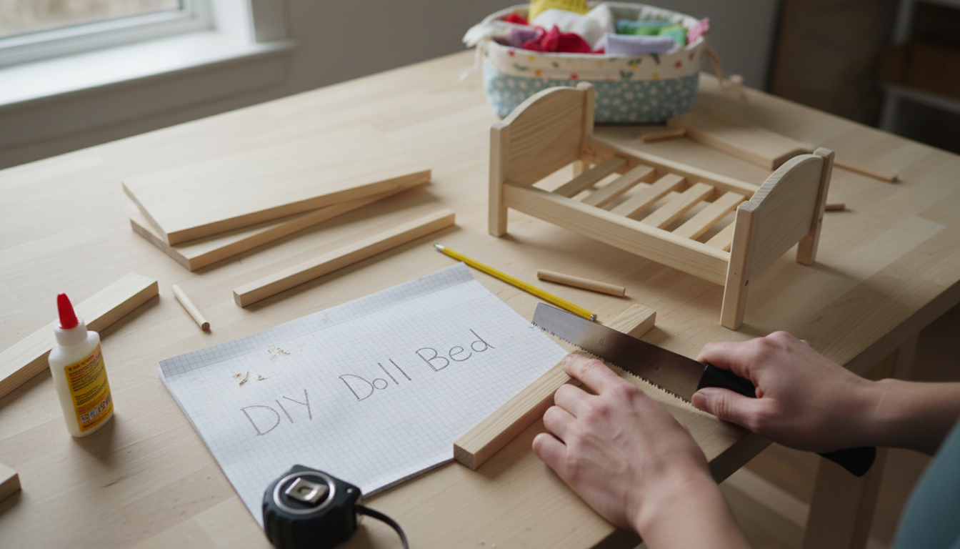 DIY Wooden Doll Bed: Simple Plans for 18-Inch Dolls
