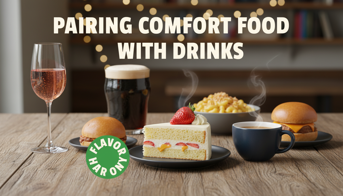 Comfort Food Drink Pairings: 3-Step Cozy Guide